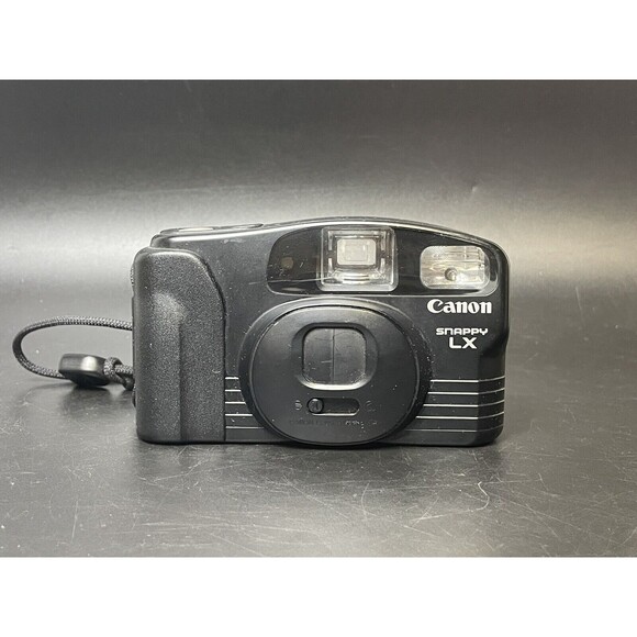 Vintage Canon Snappy LX 35mm Point & Shoot Film Camera As Is Retro Photography